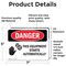 Signmission This Equipment Starts Automatically Danger Sign, Vinyl Decal, 7in W x 5in L, 2PK OS-2PACK-DS-D-57-L-2325 - alternate 3